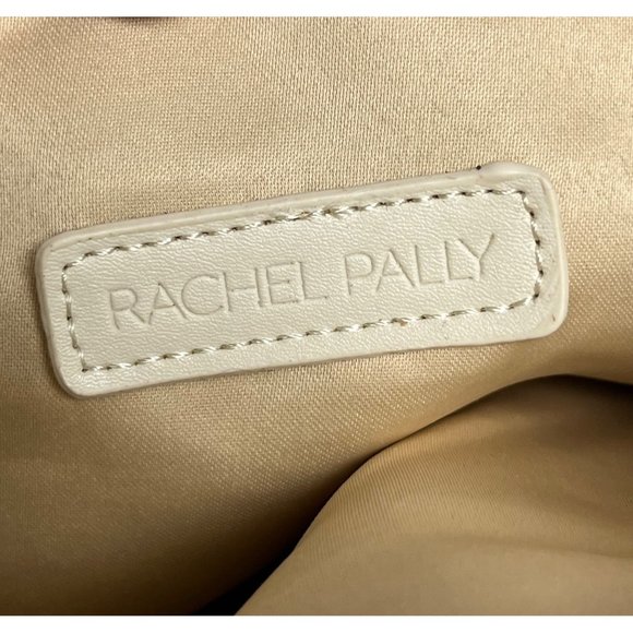 Rachel Pally Foldover Blue Yellow Floral Canvas Faux Leather Clutch - Picture 3 of 12